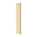 M Marcus Heritage Brass Fingerplate 310 x 76mm